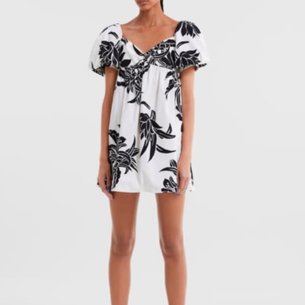 ZARA Floral Print Dress